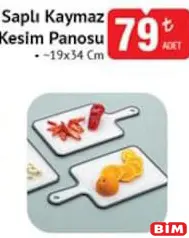 SAPLI KAYMAZ KESİM PANOSU 19X34 CM SAPLI KAYMAZ KESİM PANOSU 19X34 CM